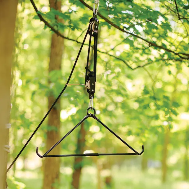Buy LEM Products 338 Collapsible Gambrel with 500 lb Capacity Rope Hoist online