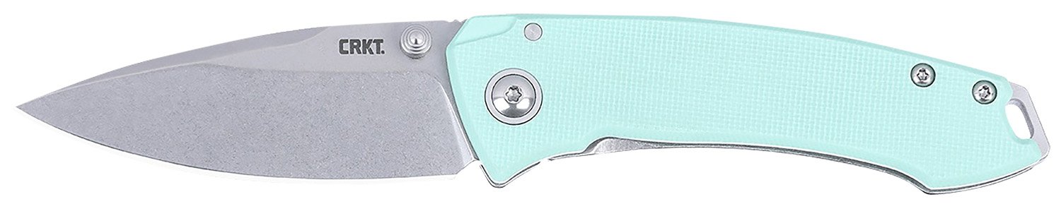 CRKT Tuna EDC 2.73" Folding Plain Stonewashed 14C28N Steel Blade, G10 - Columbia River Knife & Tool