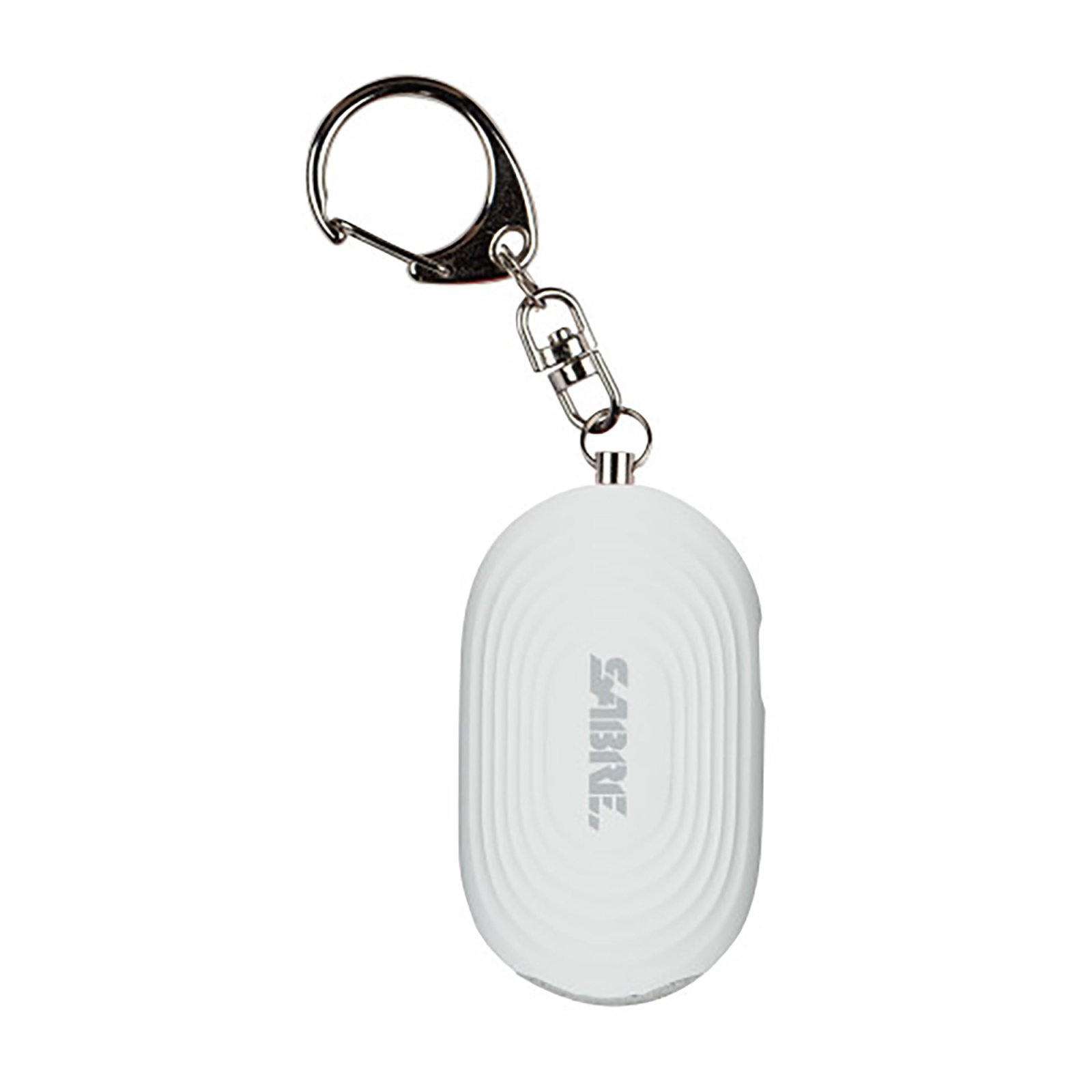 Buy Sabre 2-in-1 Alarm 130db 20 Lumen LED Light Snap Hook White online