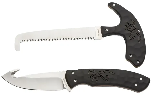Browning 3220420 Primal Combo 3.75"-5.25" Fixed Drop Point Gut Hook-Ski... - Browning