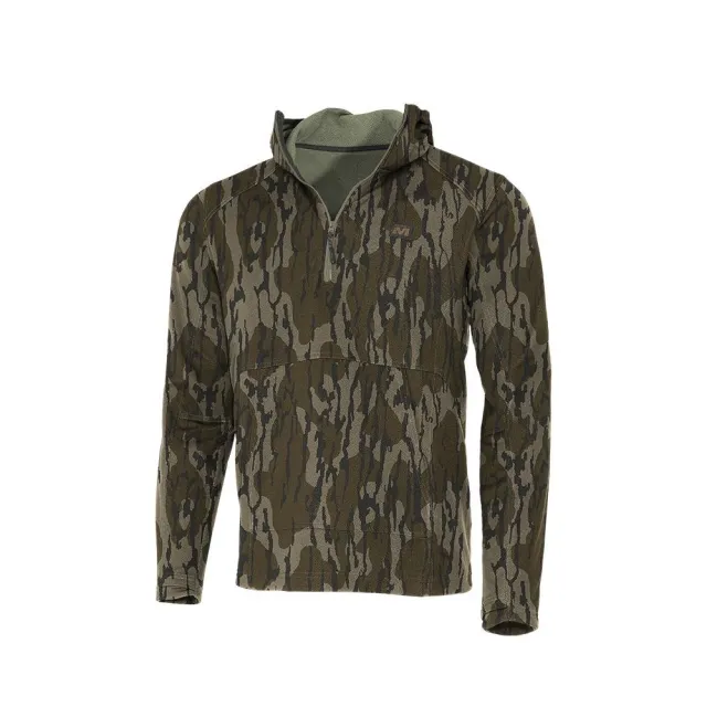 Buy Muddy DV8 Quest Midweight Quarter Zip Hoodie Mossy Oak Bottomland L online