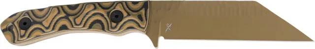 Stroup Knives Tactical Folding Knife G10 FDE Camo Blade - Stroup Knives
