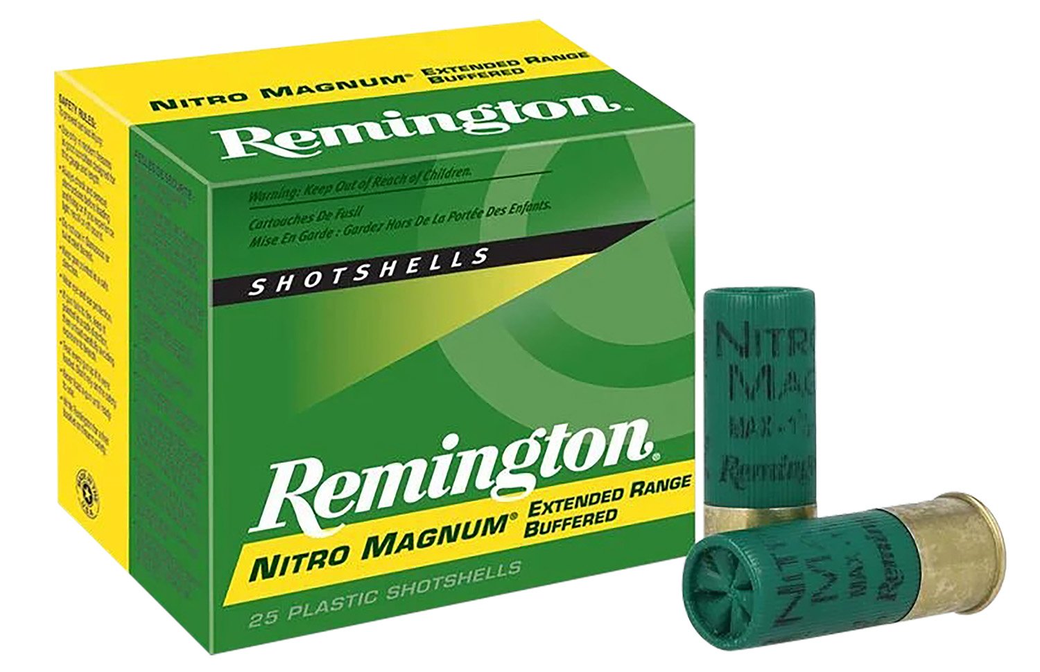Remington Nitro Magnum 12 Gauge 3 in 1 7/8 oz 4 Shot 1210 FPS Ammo - Remington Arms Company, LLC