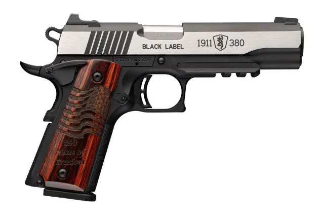 Browning 051124492 1911-380 Medallion Pro 250 380 ACP 4.25" Blackened Stainless Semi-Auto Pistol - Browning - .380 ACP