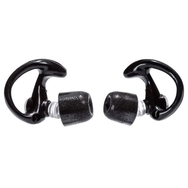 Surefire EP10-BK-MPR-BULK Sonic Defender Ear Plugs, Medium, Black, 25 Pairs - SureFire