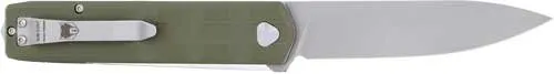 Cobratec CTKUZIOODGDNS Kuzio Folder 3.12" OD Green G10 D2 Blade - CobraTec Knives