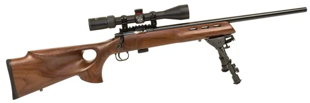 Crickett KSA20030 722 Varmint .22LR Rifle, 20" Barrel, Scope, Bipod, Case - Crickett - 22 LR