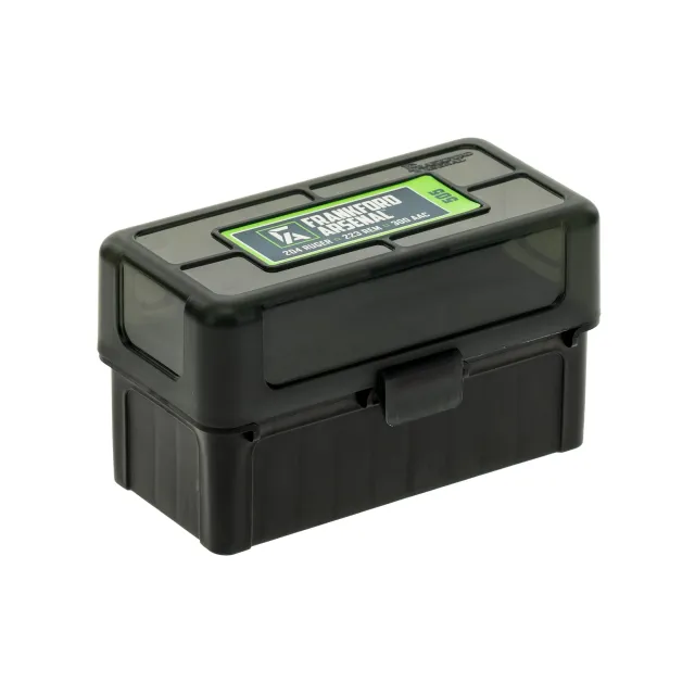 Frankford Arsenal Ammo BX .223 50 Rnds Black/Smoke Hinge TOP 1083786 - Frankford Arsenal - 223 Remington