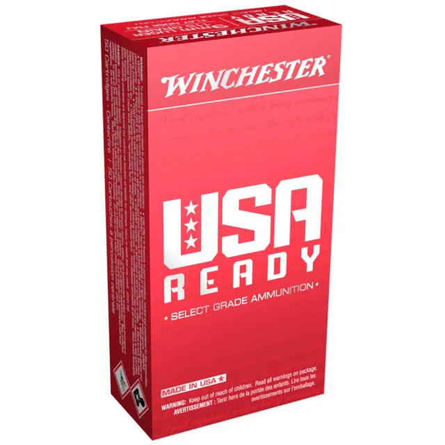 Winchester RED9 9mm Luger 115gr FMJ Flat Nose 50 Rounds per Box