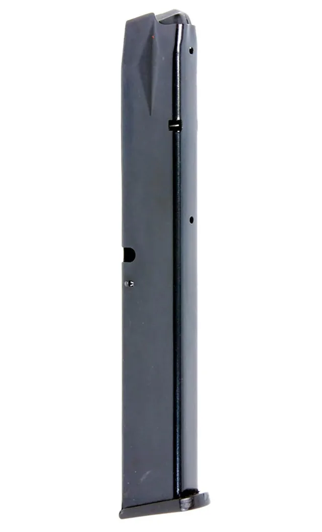 Buy ProMag Taurus PT92 9mm Magazine, 32-Round Capacity, Blued Steel, Heat-Treated Chrome-Silicon Wire Spring, USA Made, TAU-A3 online