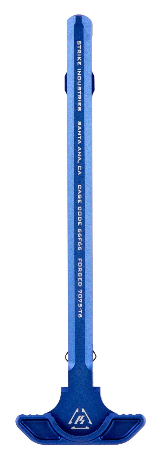 Buy Strike Industries SI-SLCH-BLU AR-15 Latchless Charging Handle Blue Aluminum online