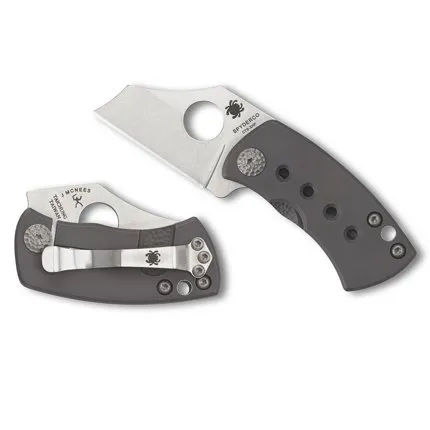 Buy Spyderco C236TIP McBee CTS-XHP Titanium Wharncliffe Knife online