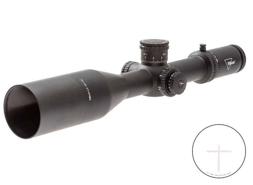 Trijicon Tenmile 4.5-30x56 Riflescope 34mm Tube Matte Black Red Green Retic - Trijicon - 56MM
