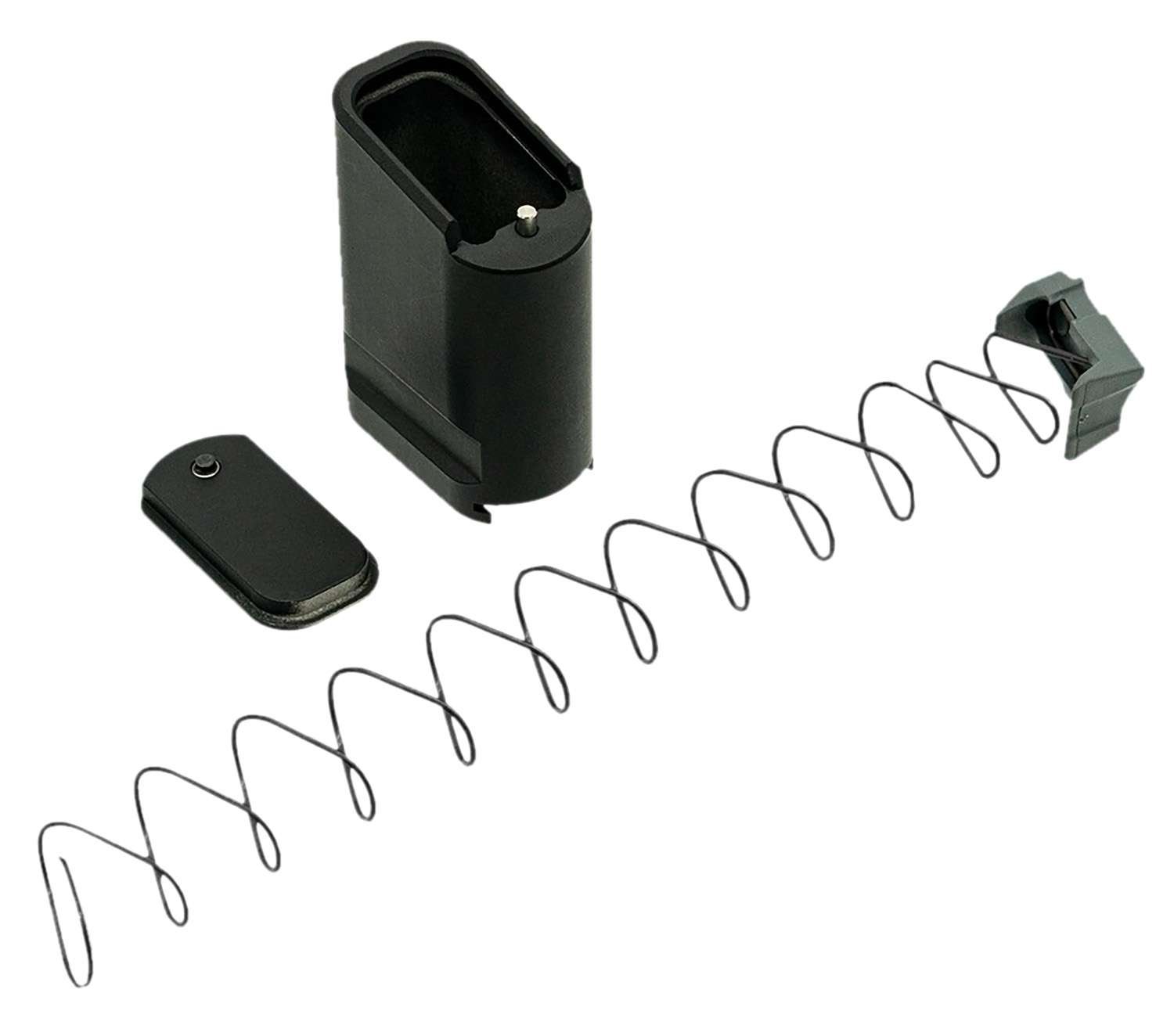 Shield Sights SAS15ME10BLK 10rd Black Aluminum Magazine Extension - Shield Sights - 10RD