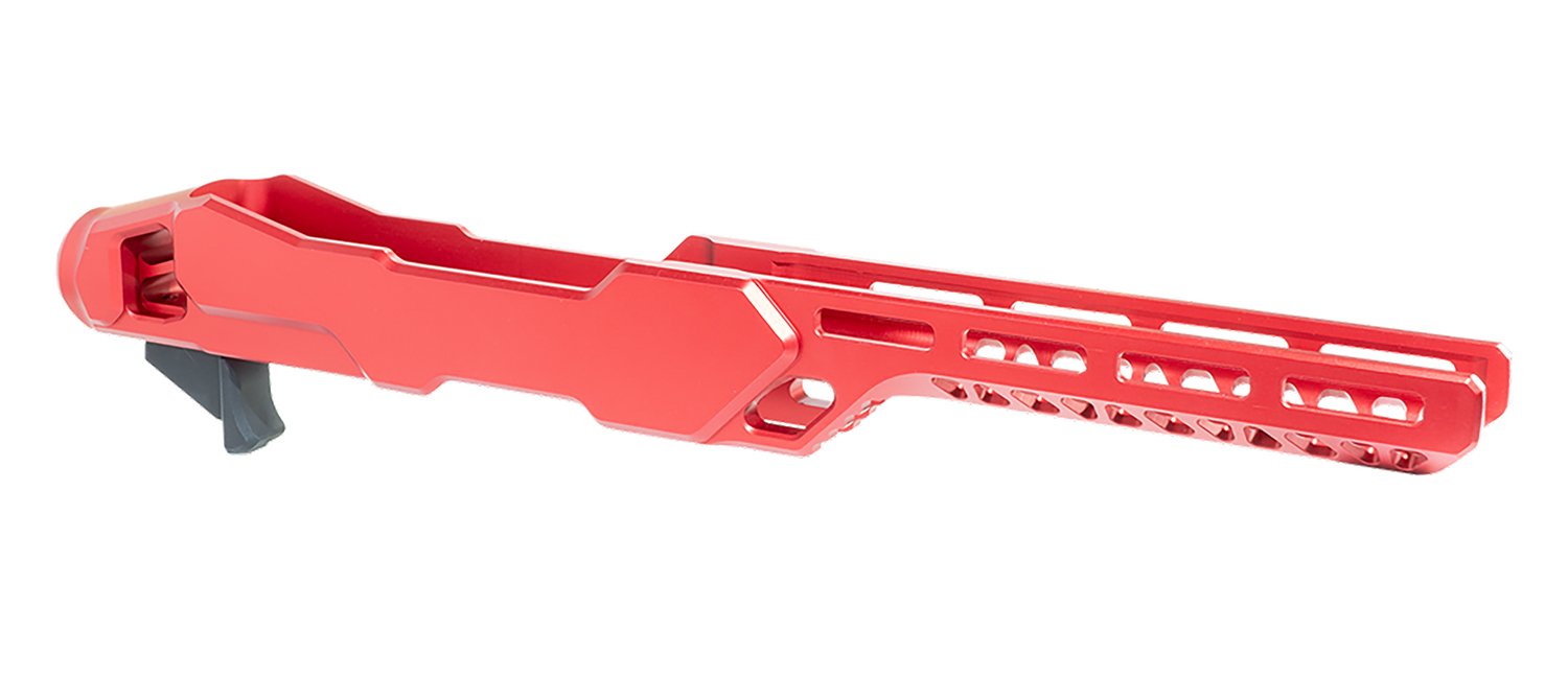 Timber Creek Enforcer Rifle Chassis ERC1022R Red Aluminum - Timber Creek