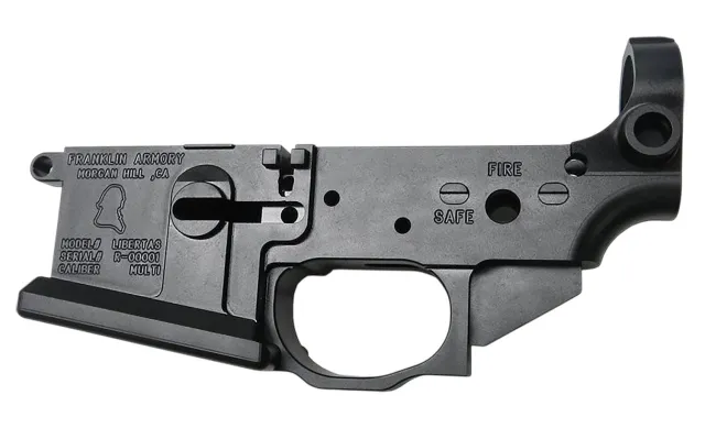 Frnkln 00-20003-Blk Libertas Strip Billet Lower - Franklin Armory