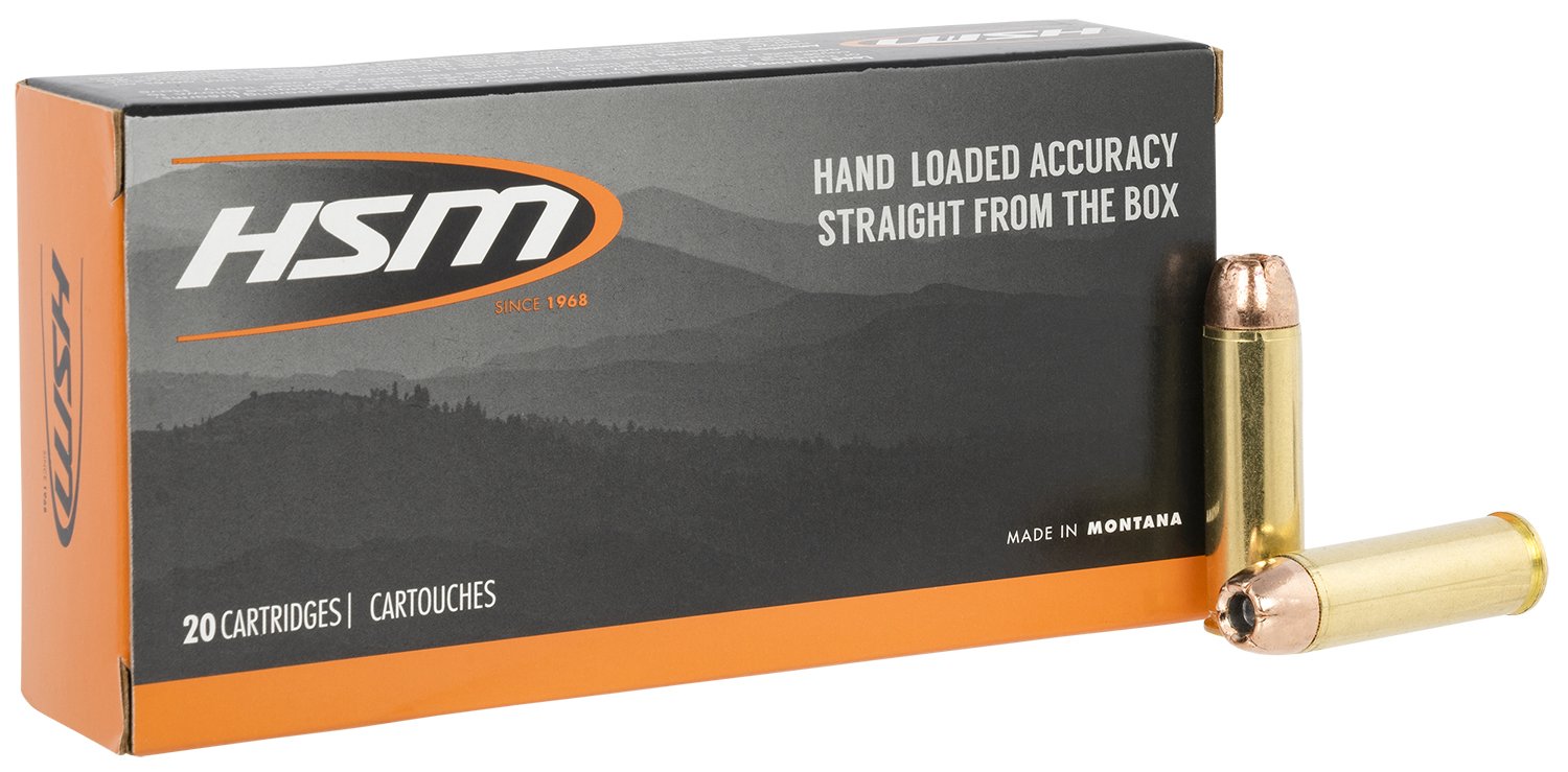 HSM 500SW1N .500 S&W Mag 350gr JHP 20 Rounds 1725fps 2313ft-lbs - HSM Ammunition - 500 S&W Mag