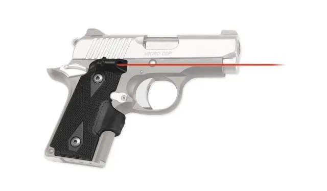 Crimson Trace Laser Grip Kimber Micro 380 Black Rubber Front Activation - Crimson Trace