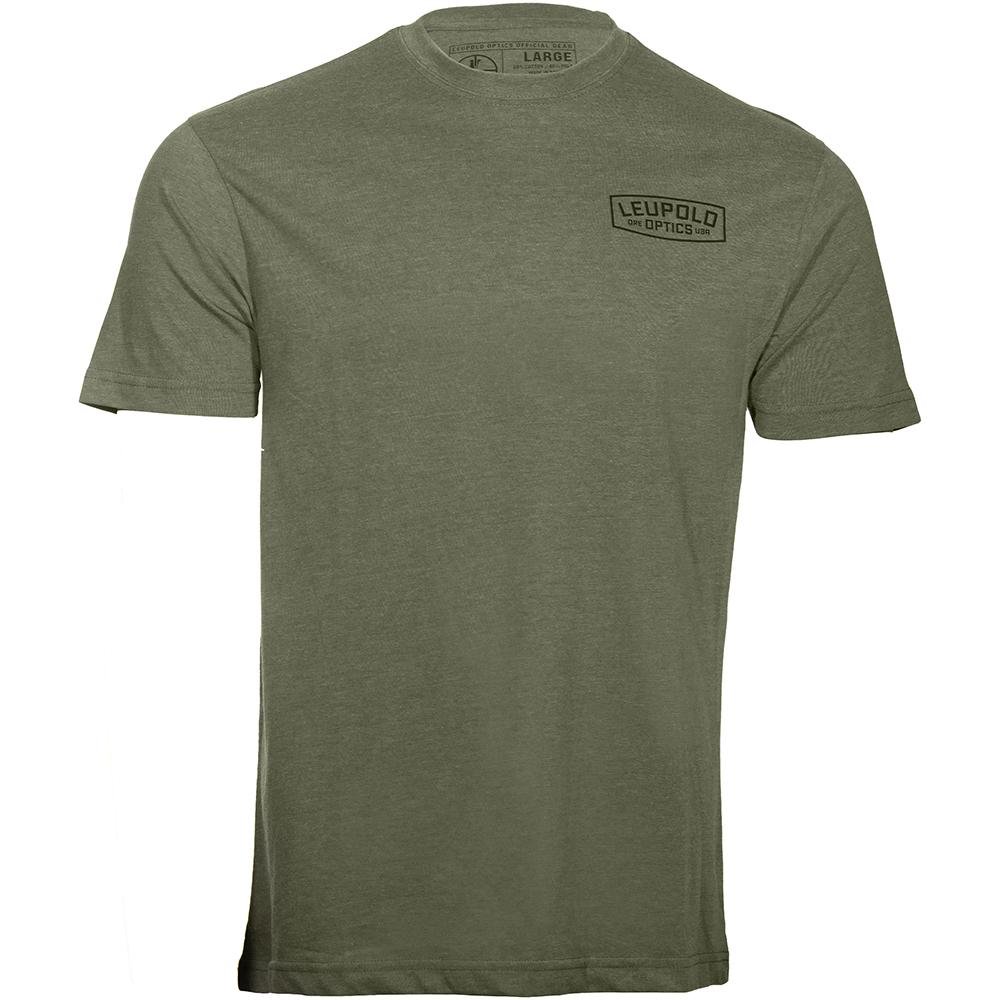 Leupold Badge Short Sleeve Shirt Light Olive M - Leupold & Stevens