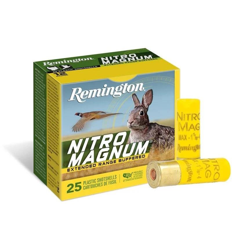 Remington Nitro Mag 20 Gauge 2.75" 1.125 oz #6 Shot 25 Box 20666 - Remington Arms Company, LLC - 20 Gauge