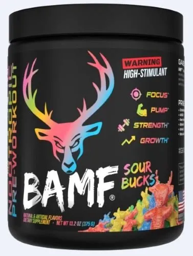 Buy Bucked Up BAMF Sour Bucks Pre-Workout 30 Servings online