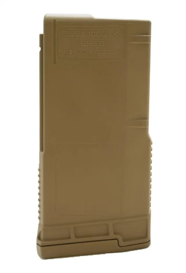 AMEND2 MOD A SR-25 7.62x51 20Rd Coyote Brown Polymer Magazine