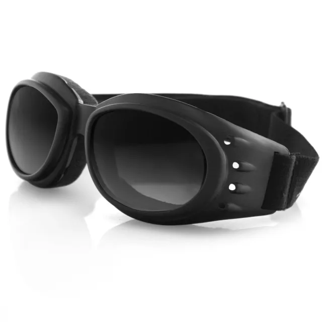 Bobster Cruiser II BCA2031AC Black Frame Smoke Lens UV400