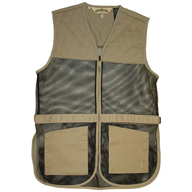 Bob Allen 21440 Mesh Dual Pad Shooting Vest Khaki M