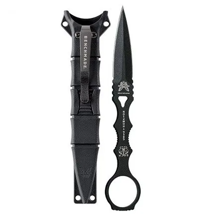 Benchmade 176BK Dagger Double Edge 3.22" Blade with Black Sheath - Benchmade