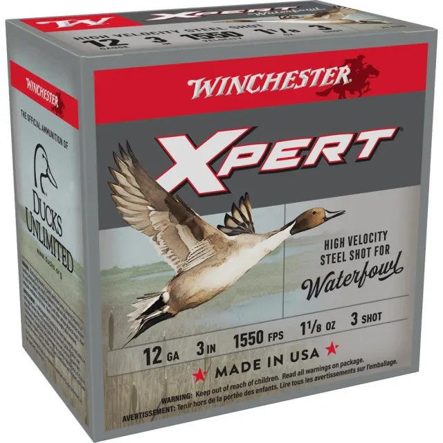 Winchester WEX123 12 Gauge 2.75 in 1 1/16 oz 3 Shot 1550 fps Ammo - Winchester - 12GA