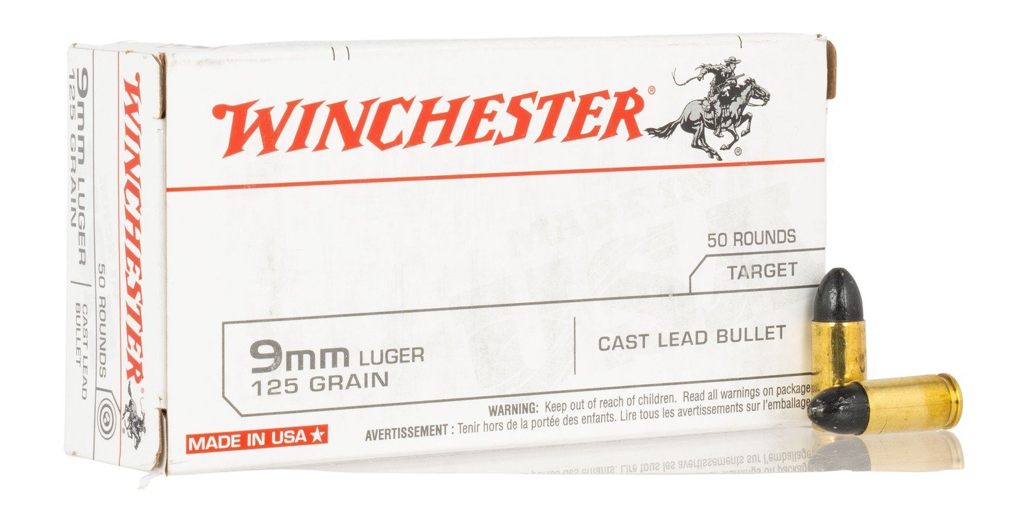 WIN USA9MM125 9MM USA TARGET CLB 125GR 50/10 - Winchester