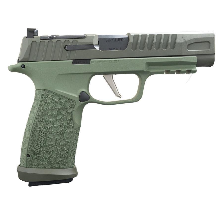 Sig Sauer P365 Fuse Two-Tone ODG Handgun 9mm Luger 21(2)&17(1)rd Magazines 4.3 Barrel LXG Front Optic Sight - Sig Sauer - 9mm