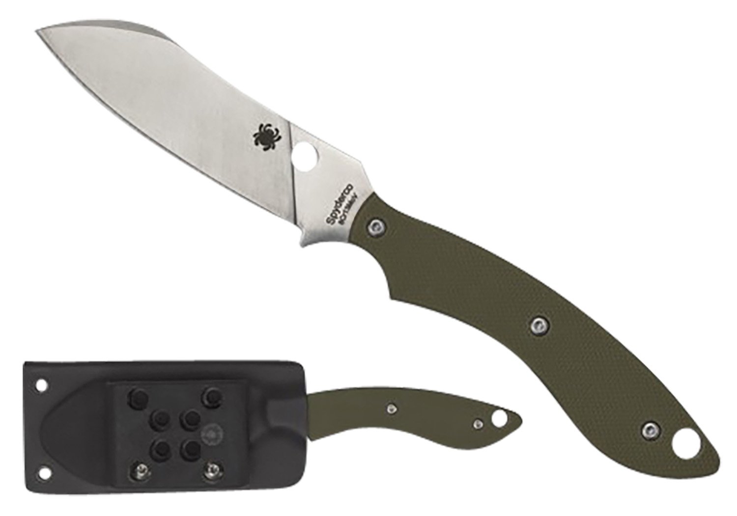 Buy Spyderco Stok Drop Point FB50GPOD 2.95 In Olive Drab G10 Sheath online