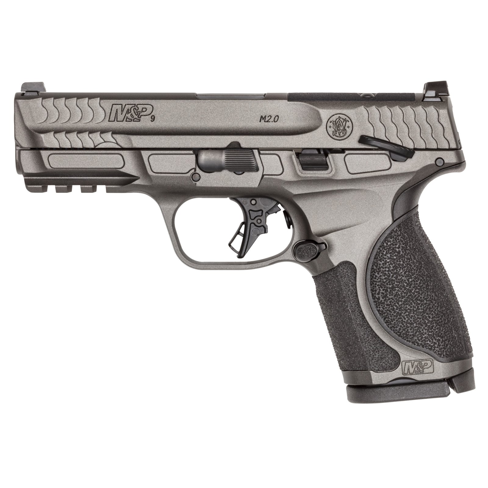 Smith & Wesson M&P 9mm 4.00In 15+1 Compact Tungsten Gray - Smith & Wesson - 9mm