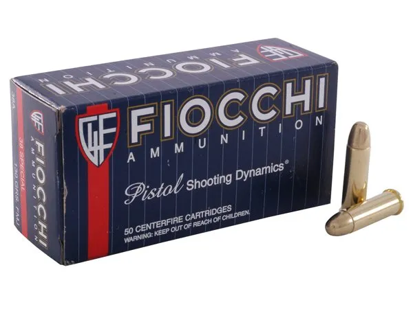 Fiocchi 38 Special 130gr FMJ 50 Rounds