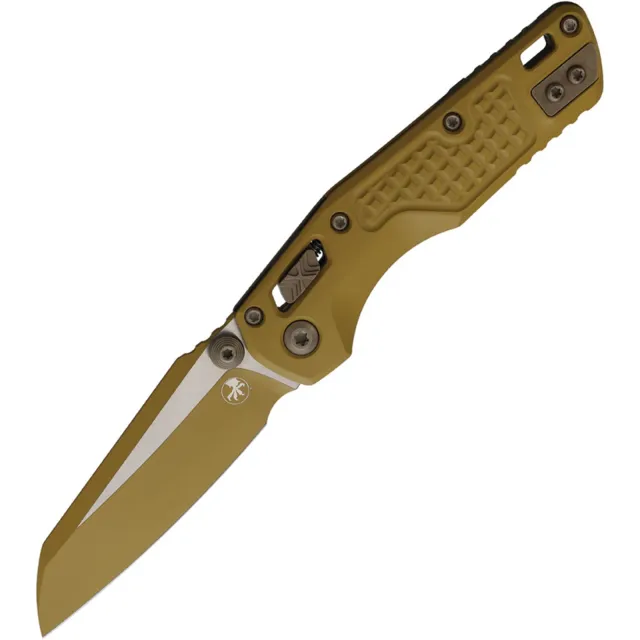 Microtech MSI Mini 210M-1FRCRA-Z23 3.19 In Wharncliffe RAL-8000 Aluminum - MICROTECH