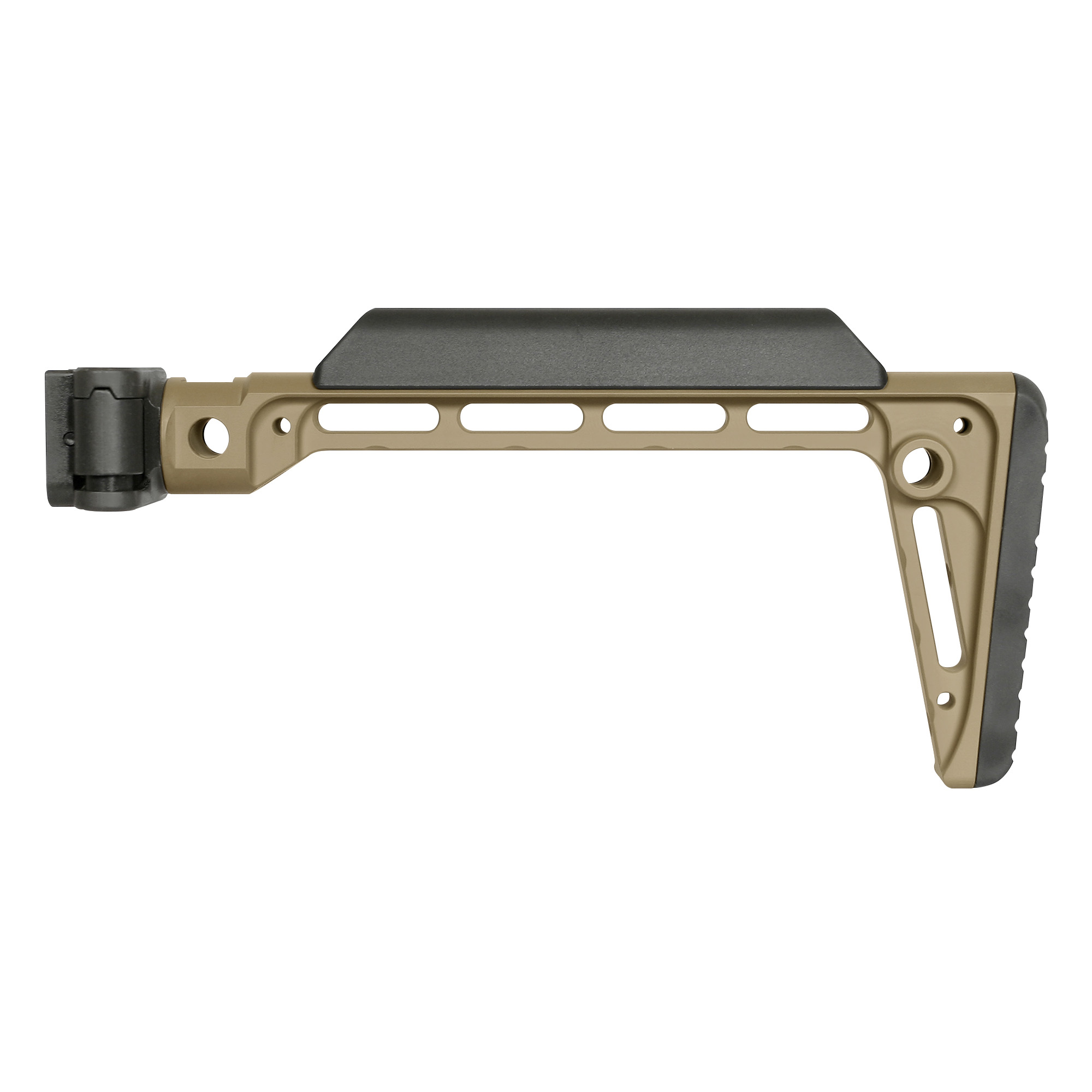 Midwest Industries MIMINSFFDE Minimalistic Side Folding Stock Flat Dark... - Midwest Industries