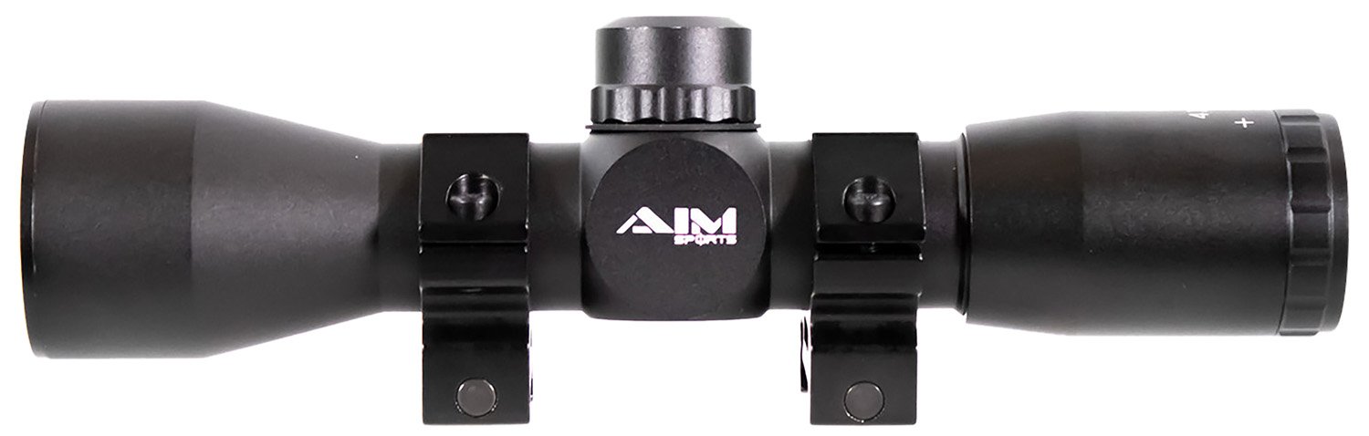 Aim Sports JTM432B Tactical Compact Scope 4x32mm Mil-Dot Reticle Black - AIM Sports - 32MM