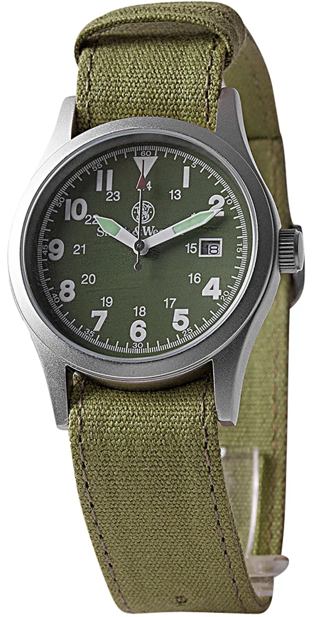 Camp Chef Smith & Wesson Military Watch Olive Drab Green 3 Straps - Camp Chef