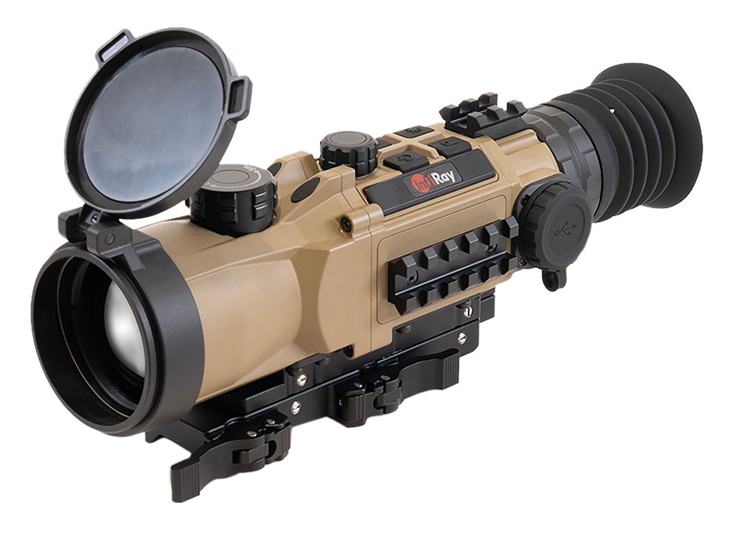 InfiRay HYL50W RICO Hybrid Thermal Sight 3x50mm 384x288 12µ 90Hz FDE - IRay USA - 50MM