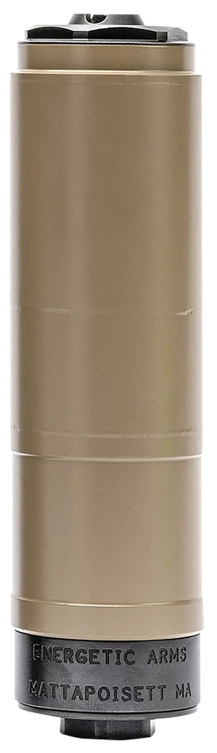 Energetic Armament EA16 Ferox 5.56mm Suppressor FDE Cerakote 1/2x28