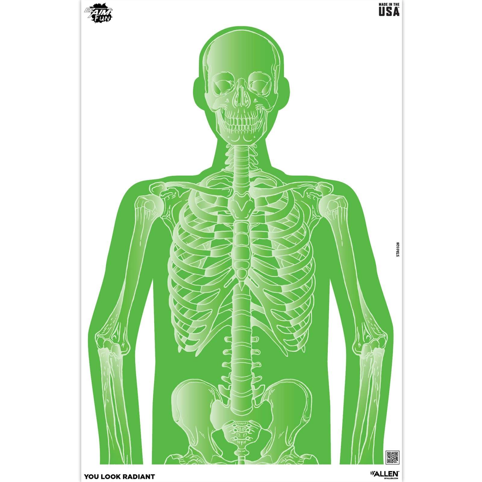 Allen EZ Aim Fun Imposing Figures Silhouette Targets 12x18 inch 8 Pack - Allen Company