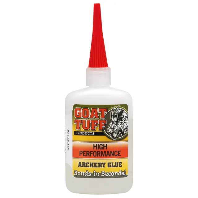 Goat Tuff 1014 High Performance Glue 2 oz Bonds Feathers & Vanes - Goat Tuff