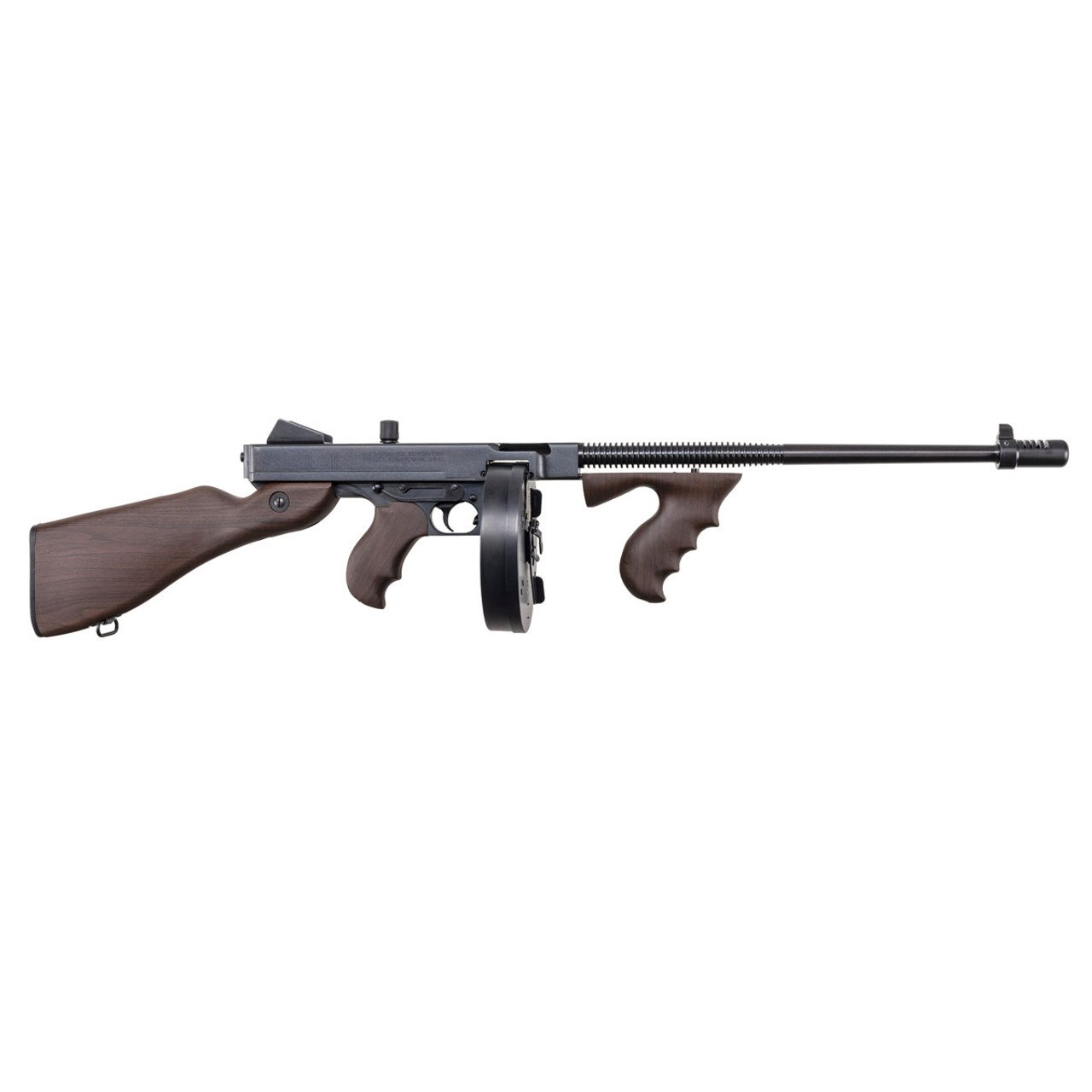 Buy Auto-Ordnance T5P50D Tommy Gun .45ACP 18" Barrel 50RD Drum Aluminum Receiver online