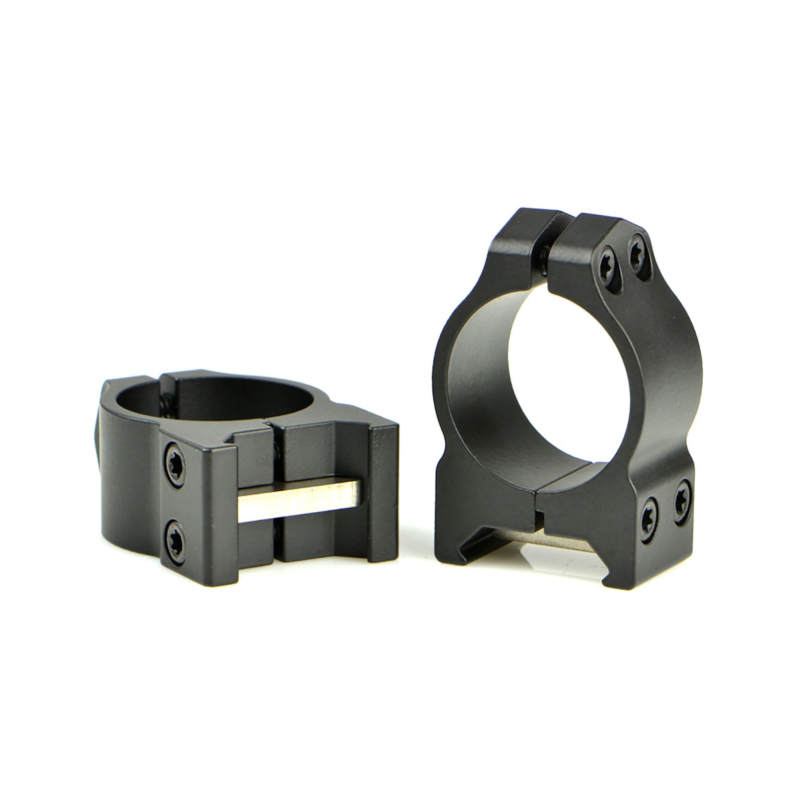 Warne 200M Maxima 1" Low Matte Scope Rings, Sintered Steel, Black Finish - Warne - 1"