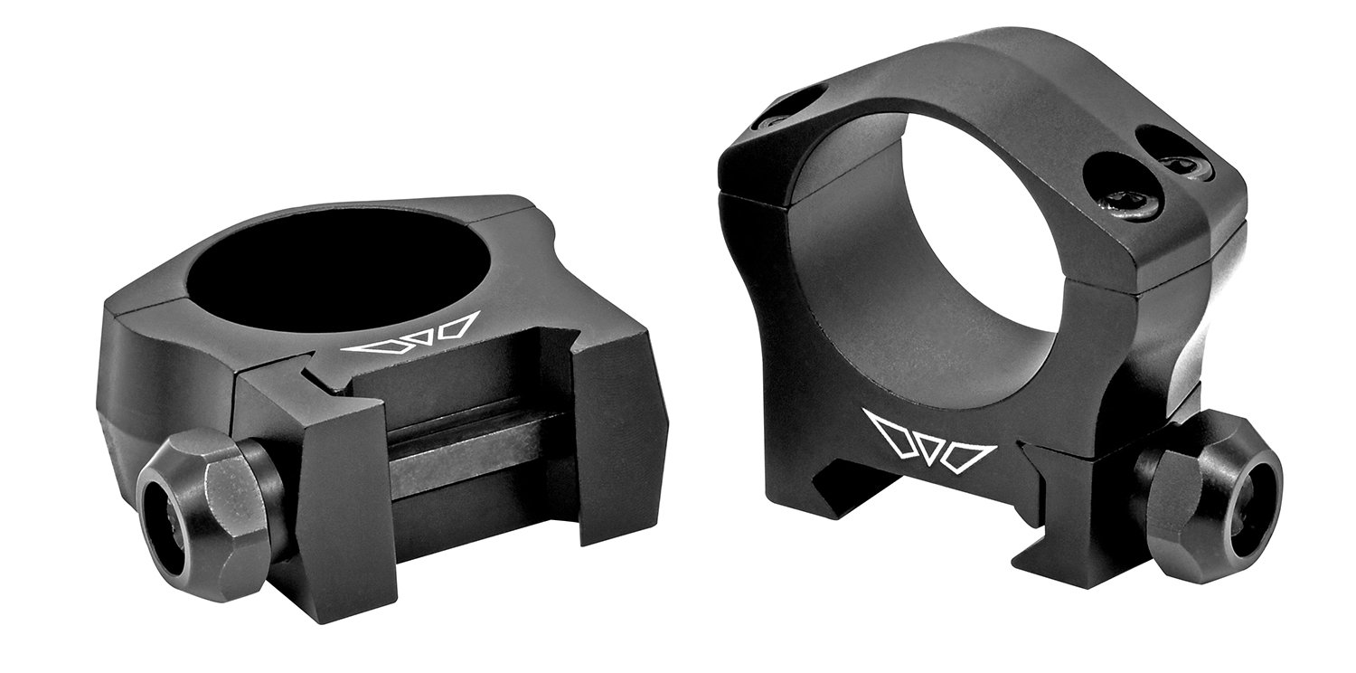 Warne 7200M Mountain Tech Scope Rings Matte Black 1" Low 0 MOA - Warne - 1"