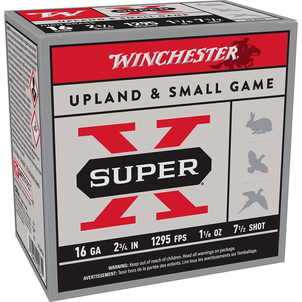 Winchester X16H7 Super X 16 Gauge 2.75 in 1 1/8 oz 7.5 Shot 25 Rounds - Winchester - 16 Gauge