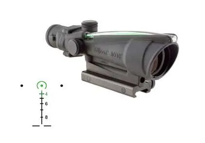 Trijicon ACOG 3.5x35 TA11H-308G 308 Win Green Horseshoe Reticle - Trijicon - 308 Win