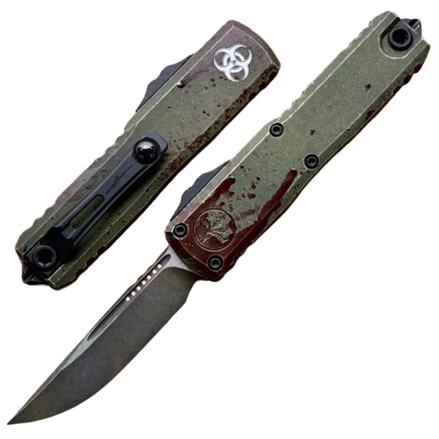 Microtech UTX-85 Gen IV 3.1 In SE Standard Outbreak Aluminum Handle - MICROTECH