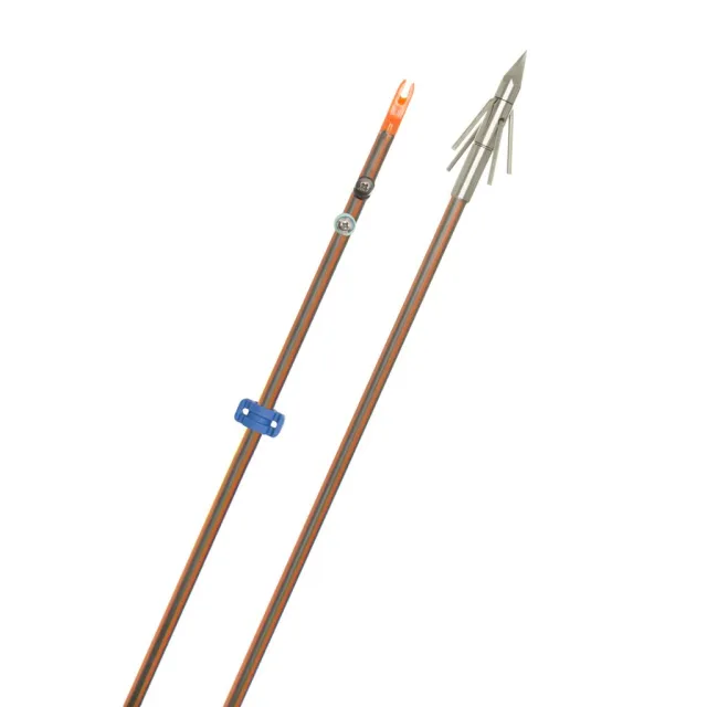 Fin-Finder 13187 Hydro Carbon IL Bowfishing Arrow 29.5In Big Head Point - Fin-Finder